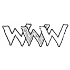 world wide web letters hand drawn
